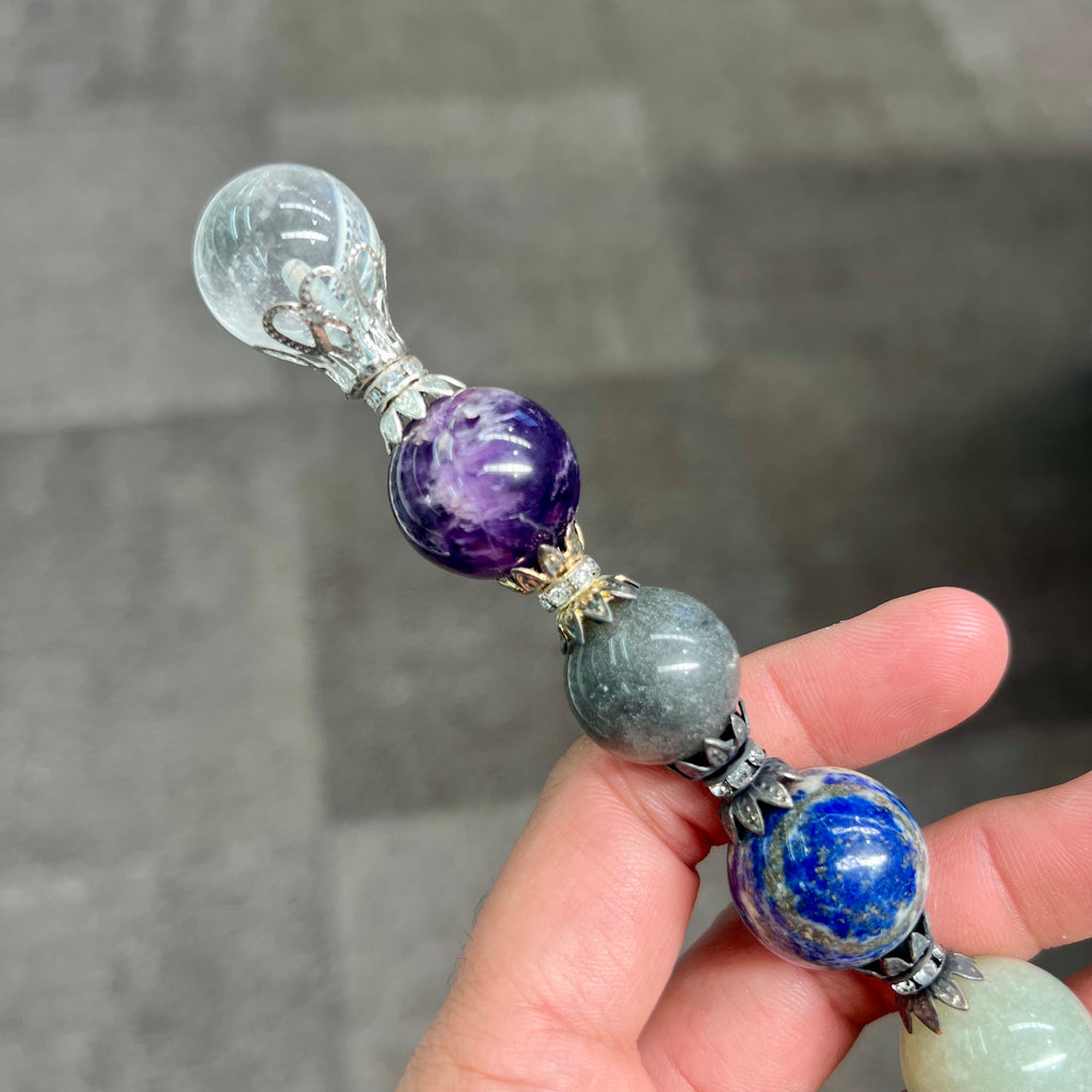 Seven Chakra Sphere Wand