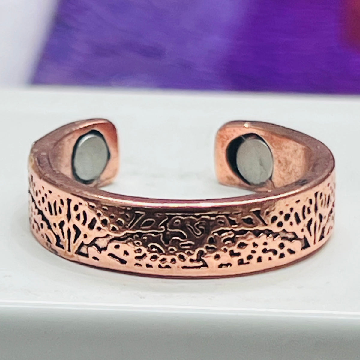 Copper Magnetic Adjustable Ring