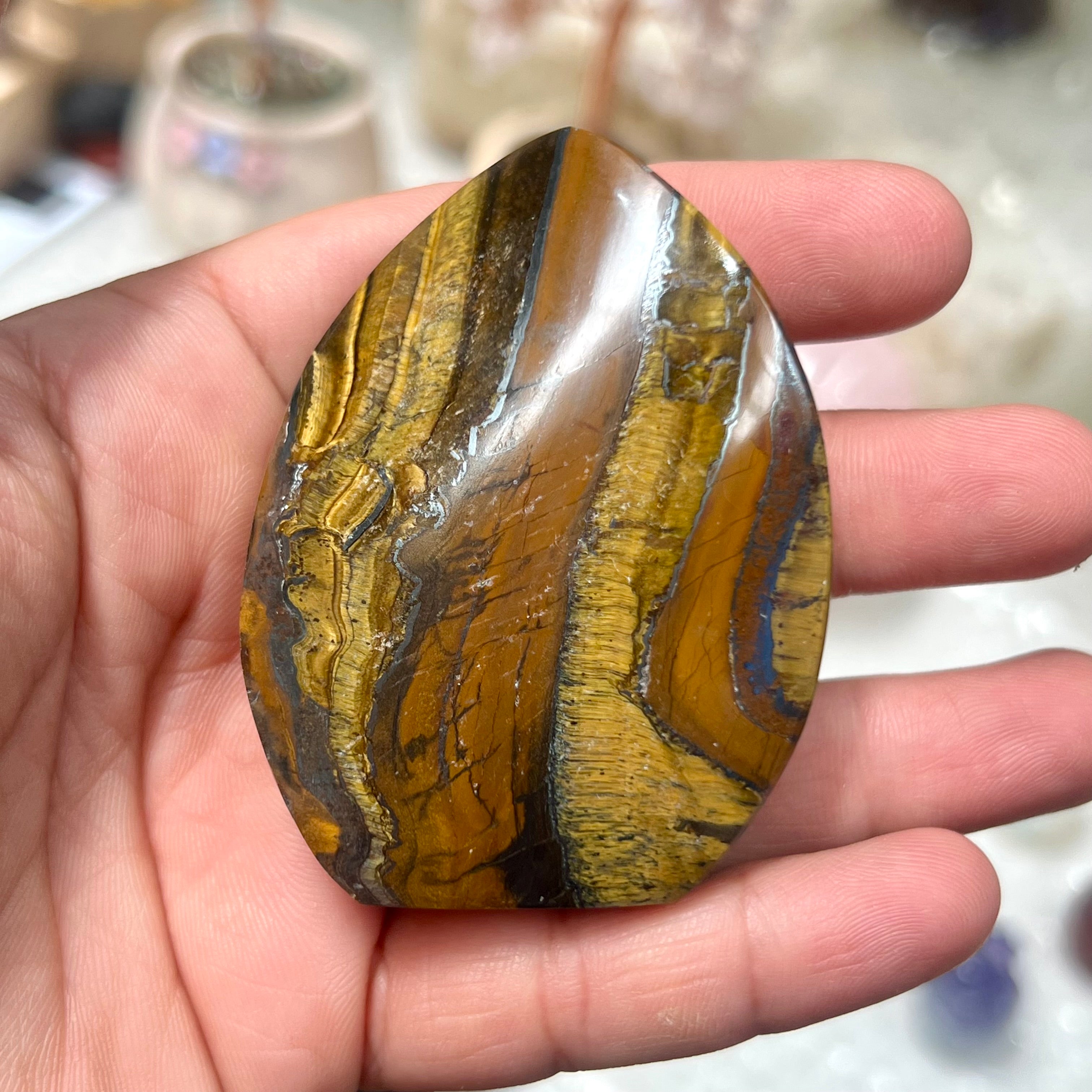 Tiger eye Twisted Flame
