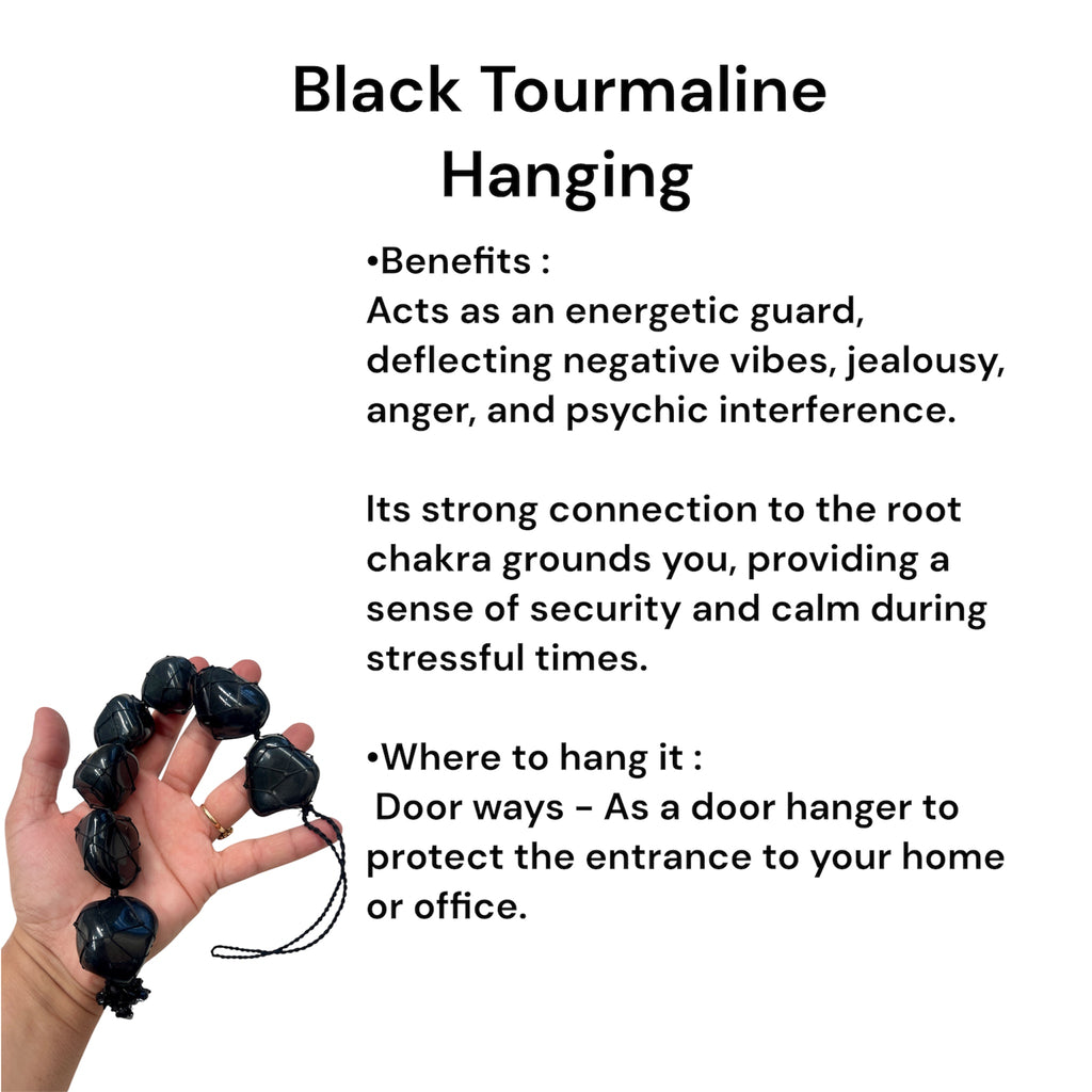 Black Tourmaline Hanging