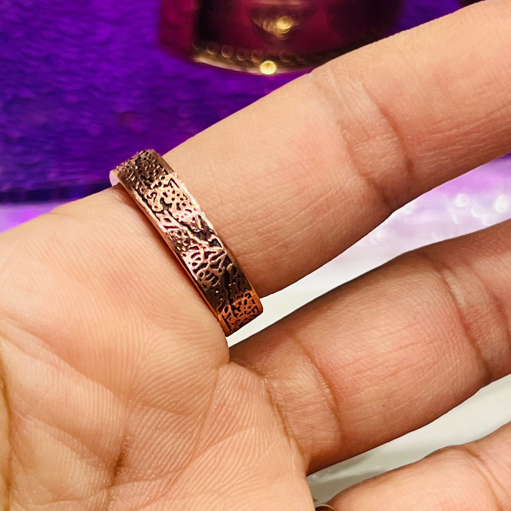 Copper Magnetic Adjustable Ring
