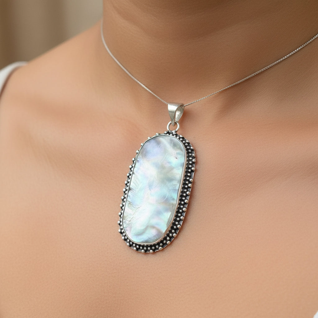 Abalone shell pendant