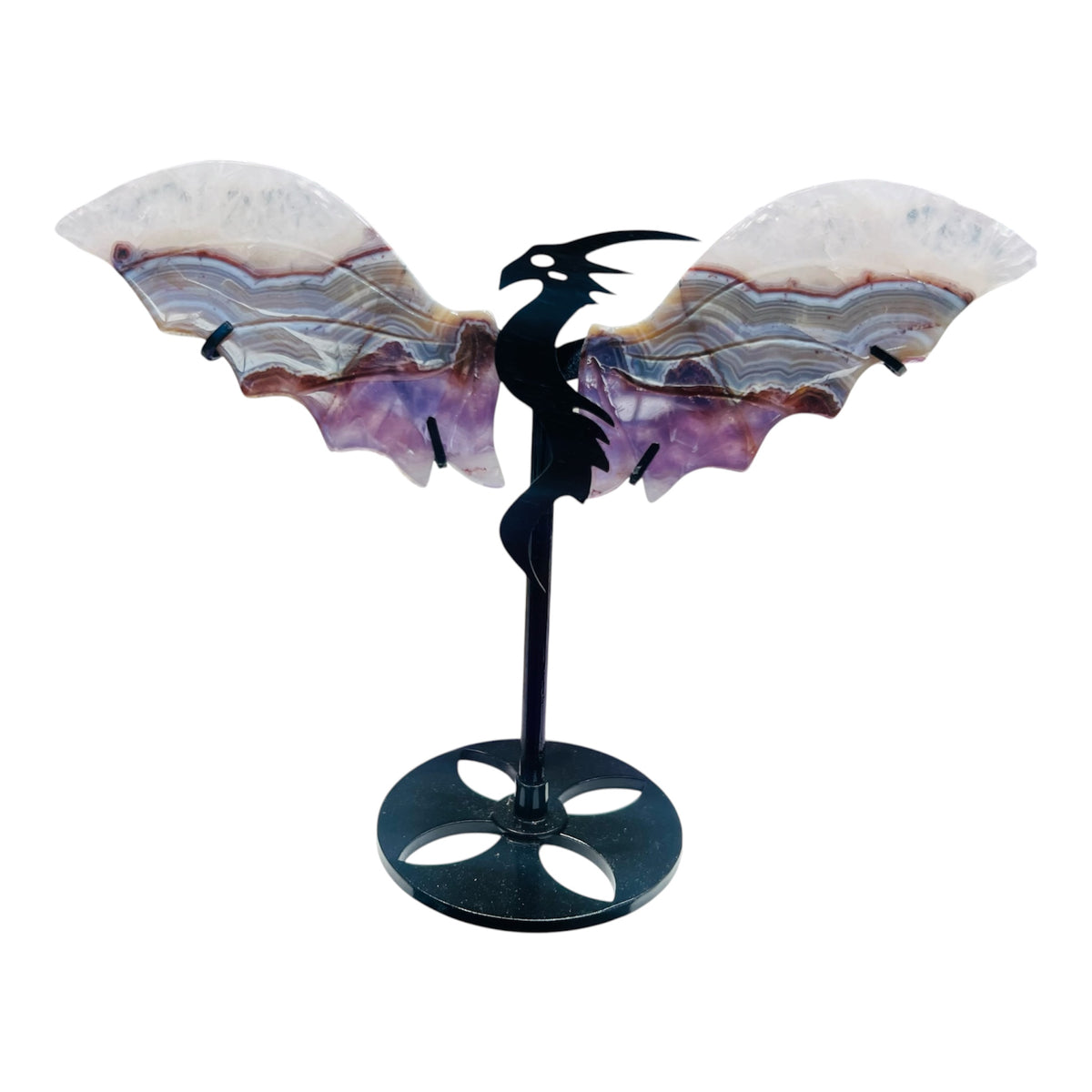 Amethyst Mexican Agate Dragon’s wings