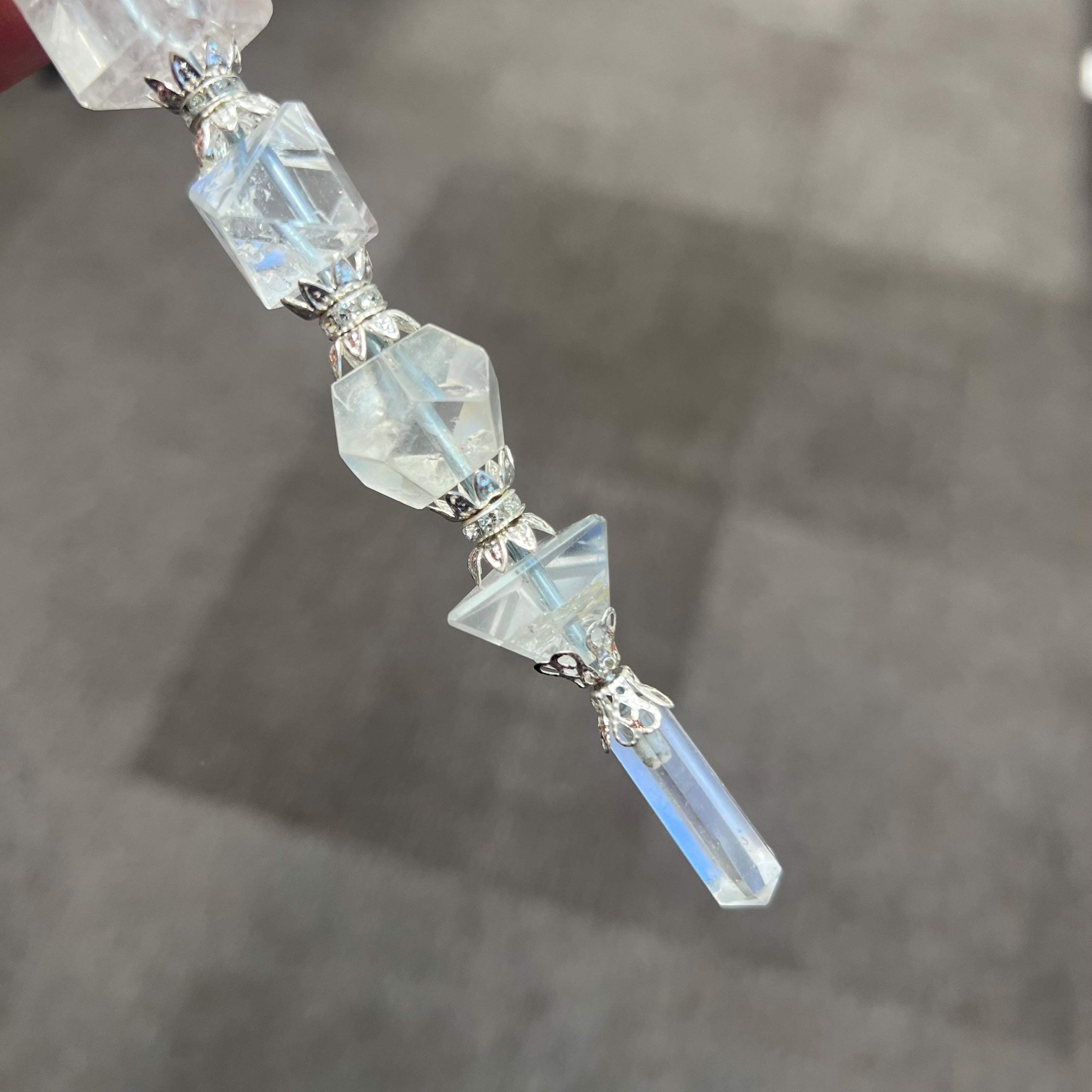Clear Quartz Geometry Wand