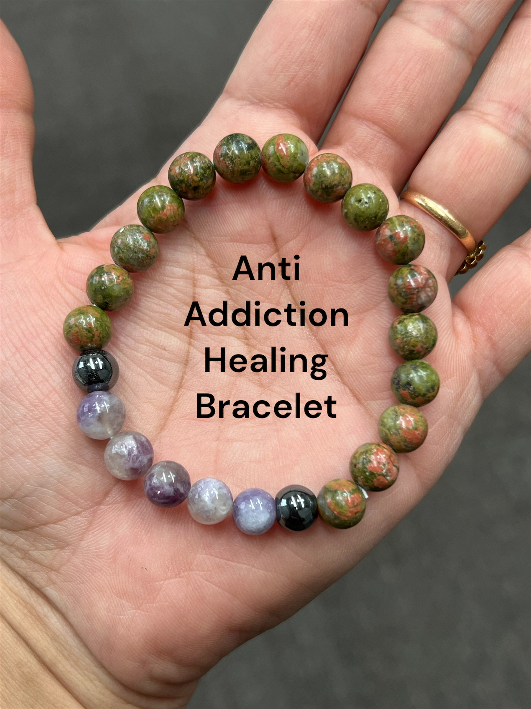 Anti - Addiction Healing Bracelet (8mm beads)