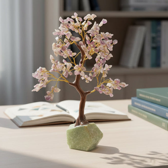 Amethyst Tree with Crystal Base 1
