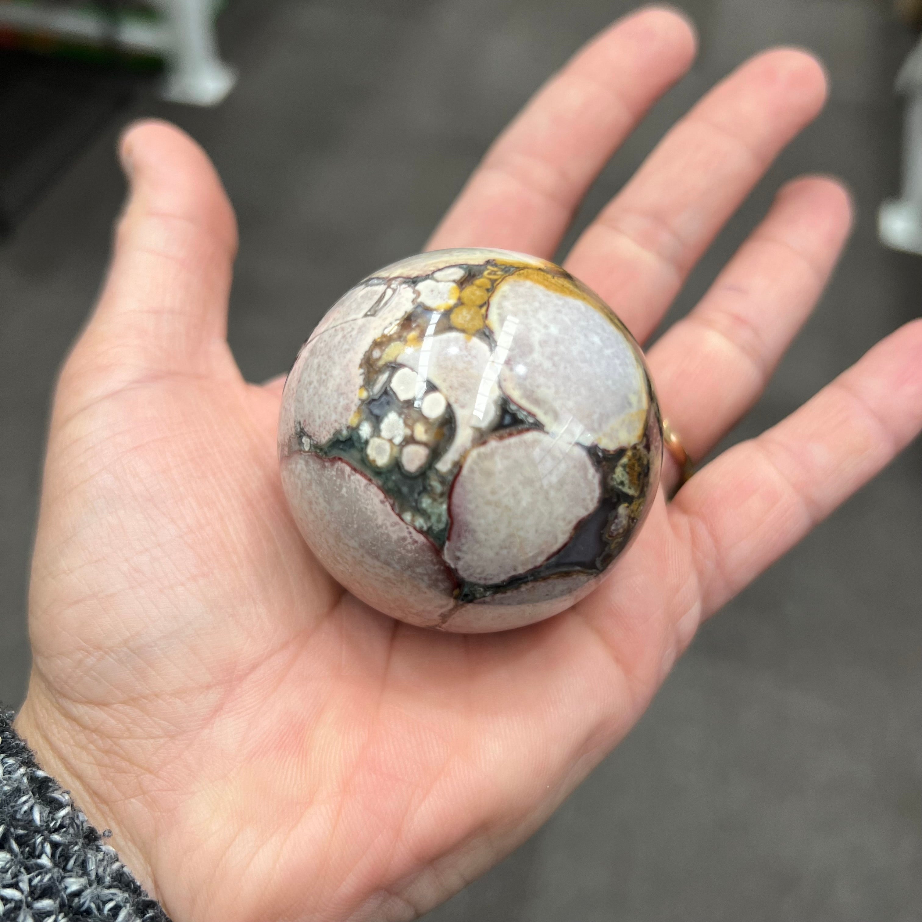 King Cobra Jasper Sphere