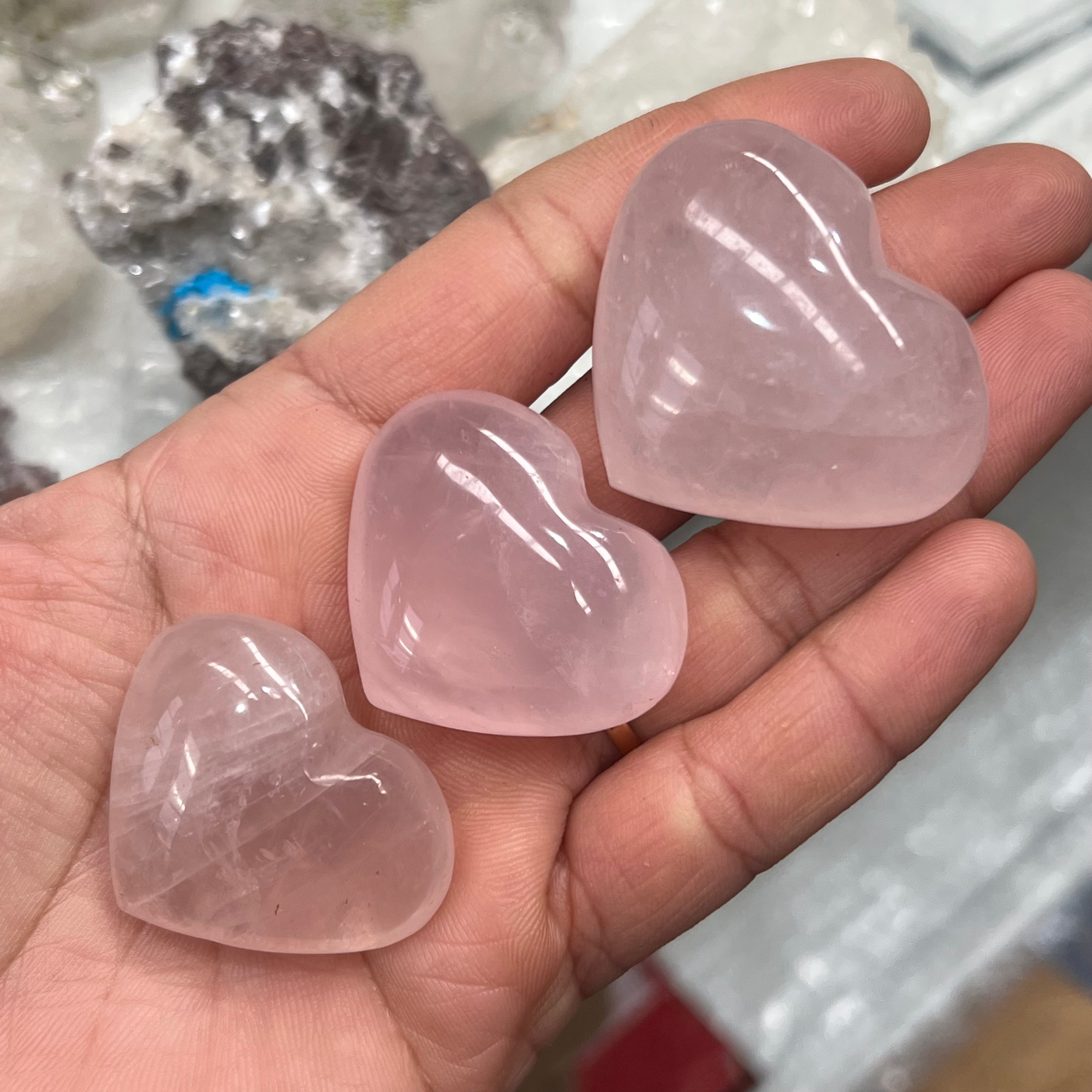 Small Rose Quartz heart
