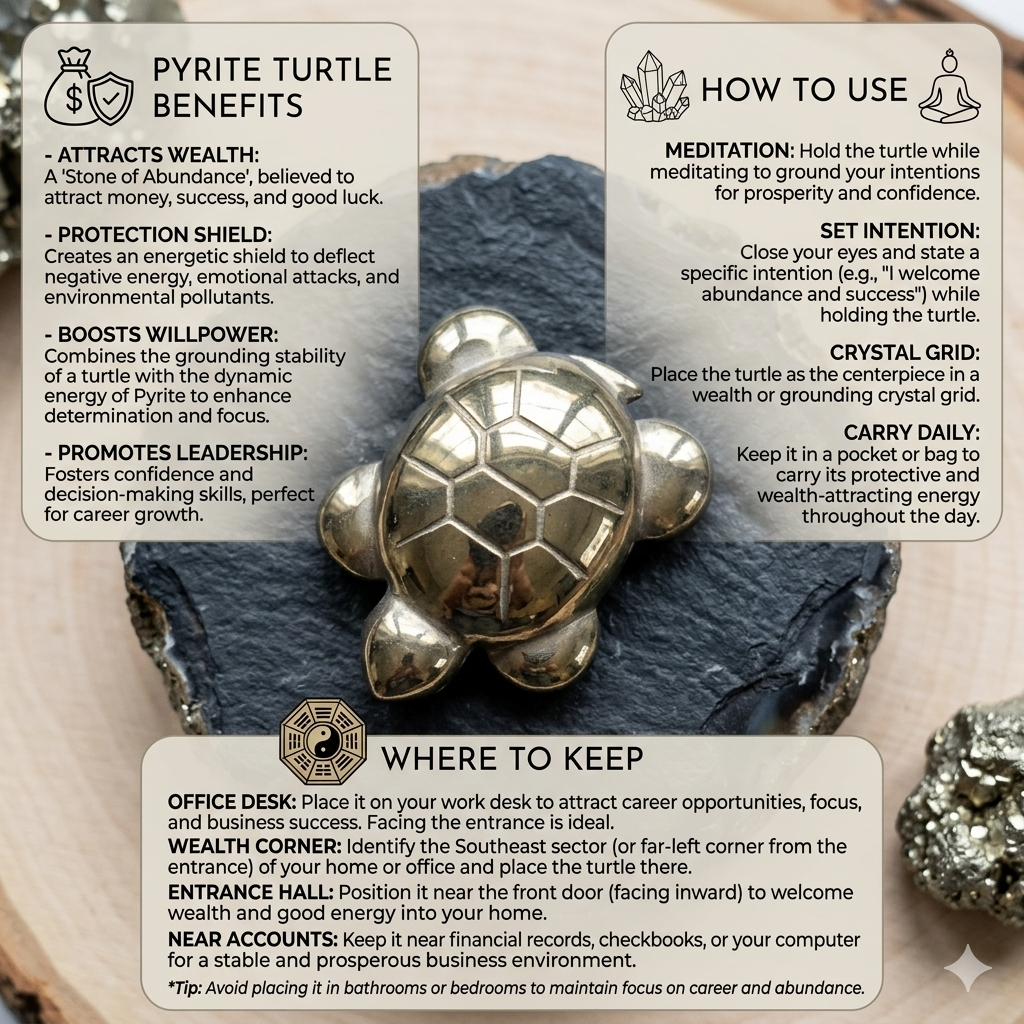 Pyrite turtle