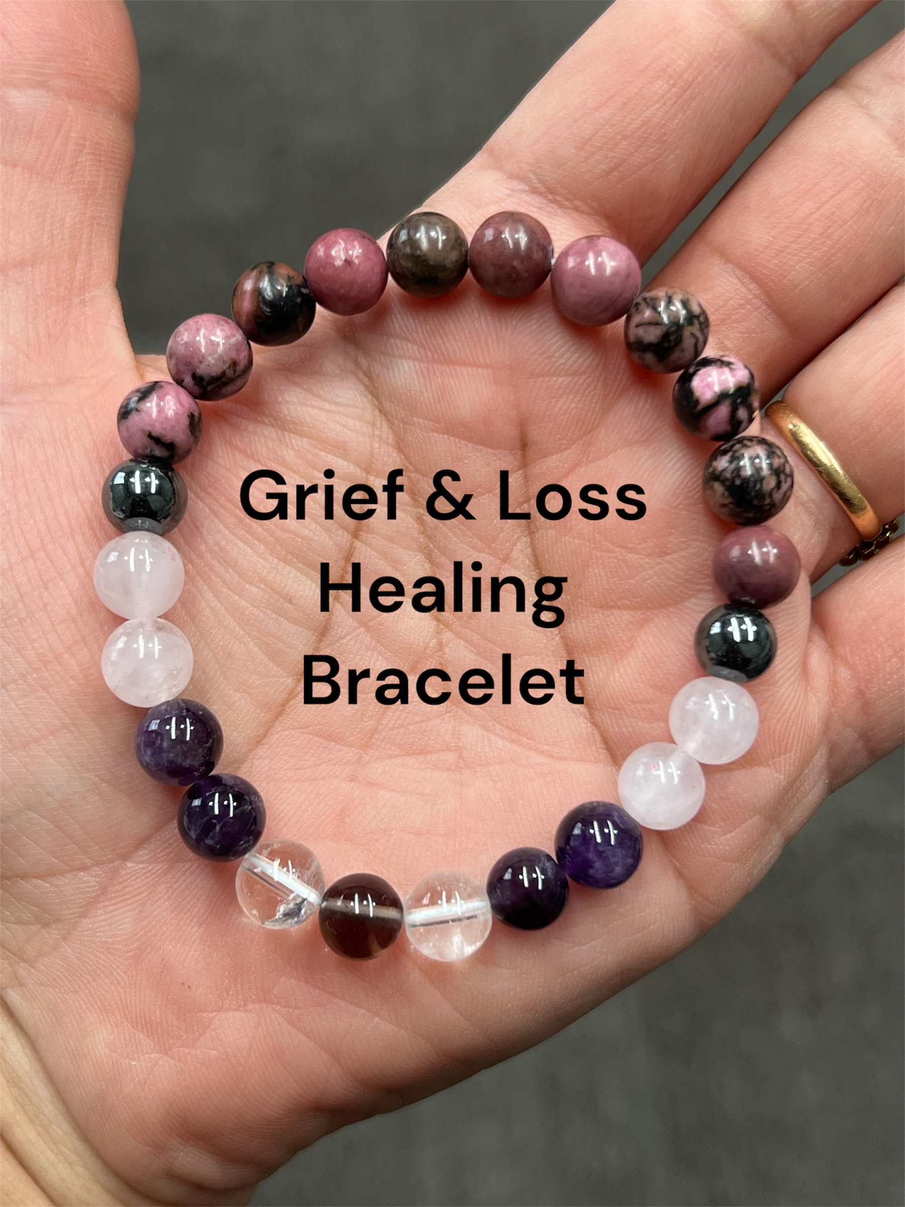 Grief & Loss Healing Bracelet (8mm beads)