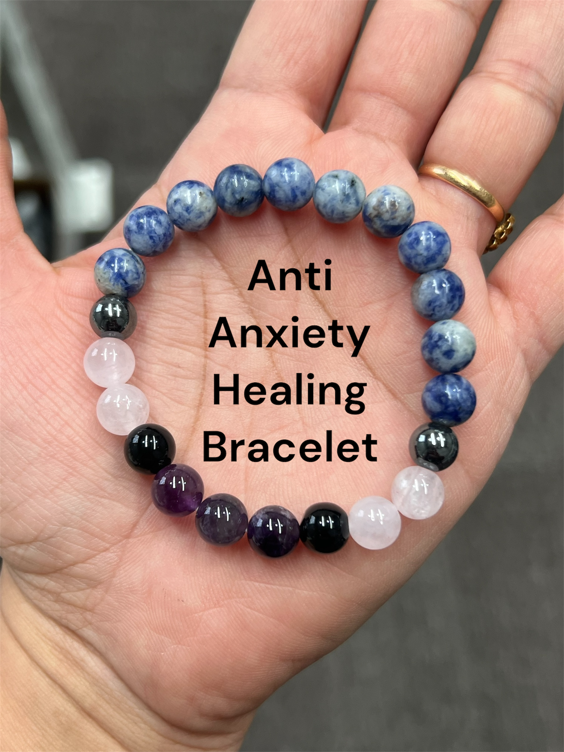 Anti Anxiety Healing Bracelet (10mm beads)