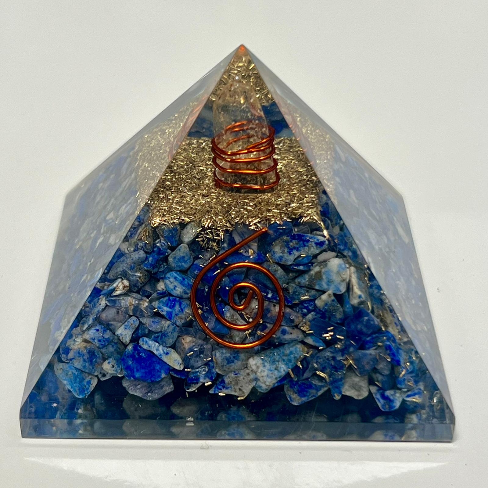 Lapis Lazuli Orgonite Pyramid