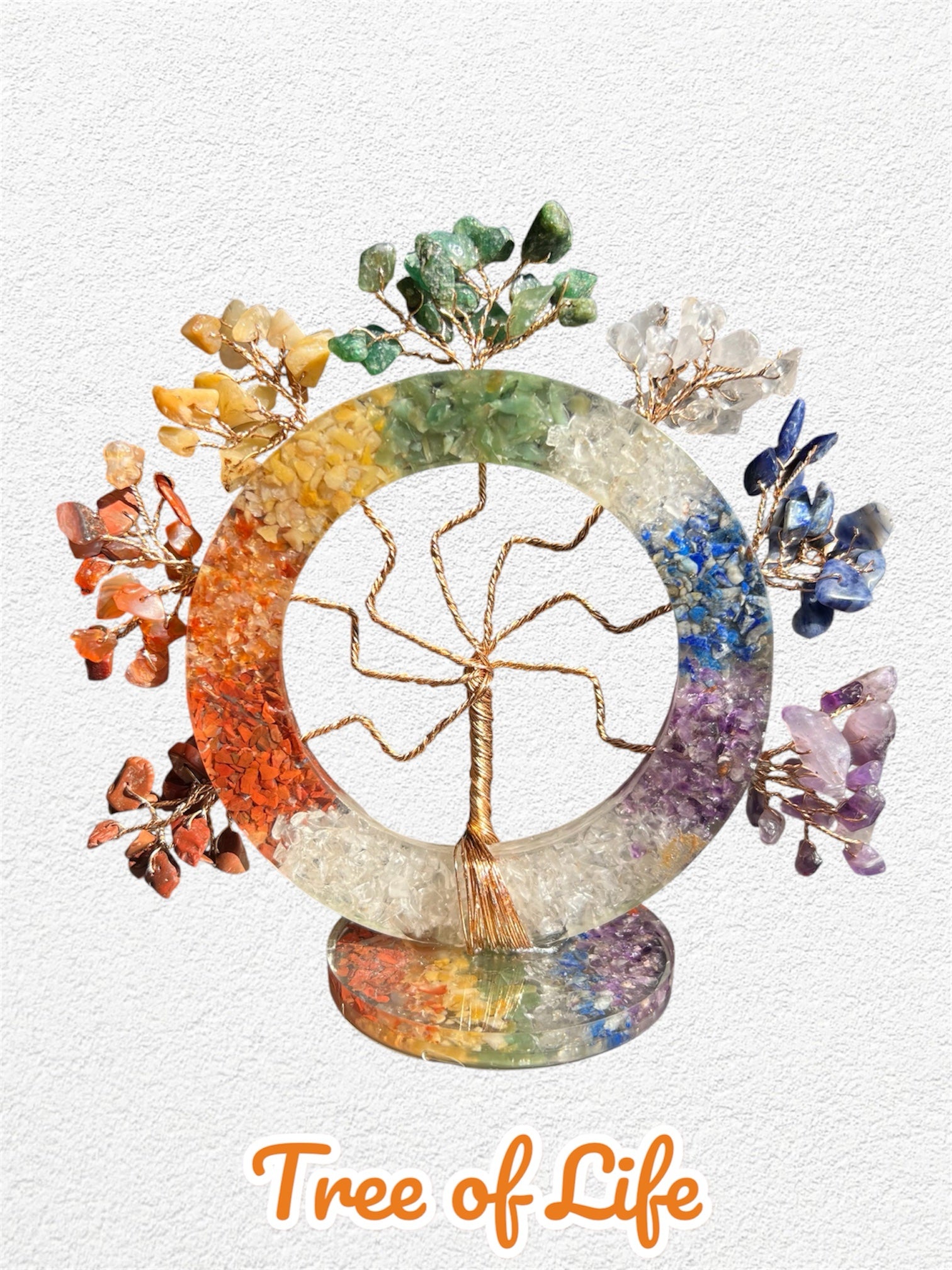 Orgonite Seven Chakra tree of life image 0