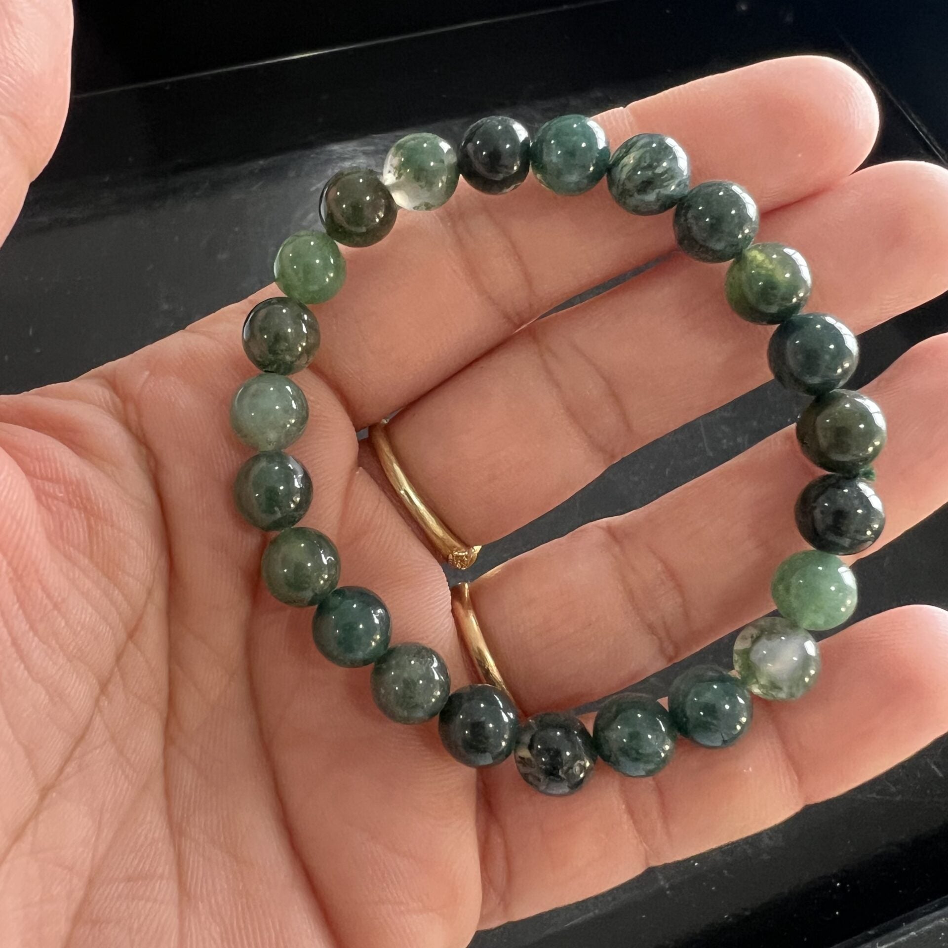 Moss Agate Bracelet image 0
