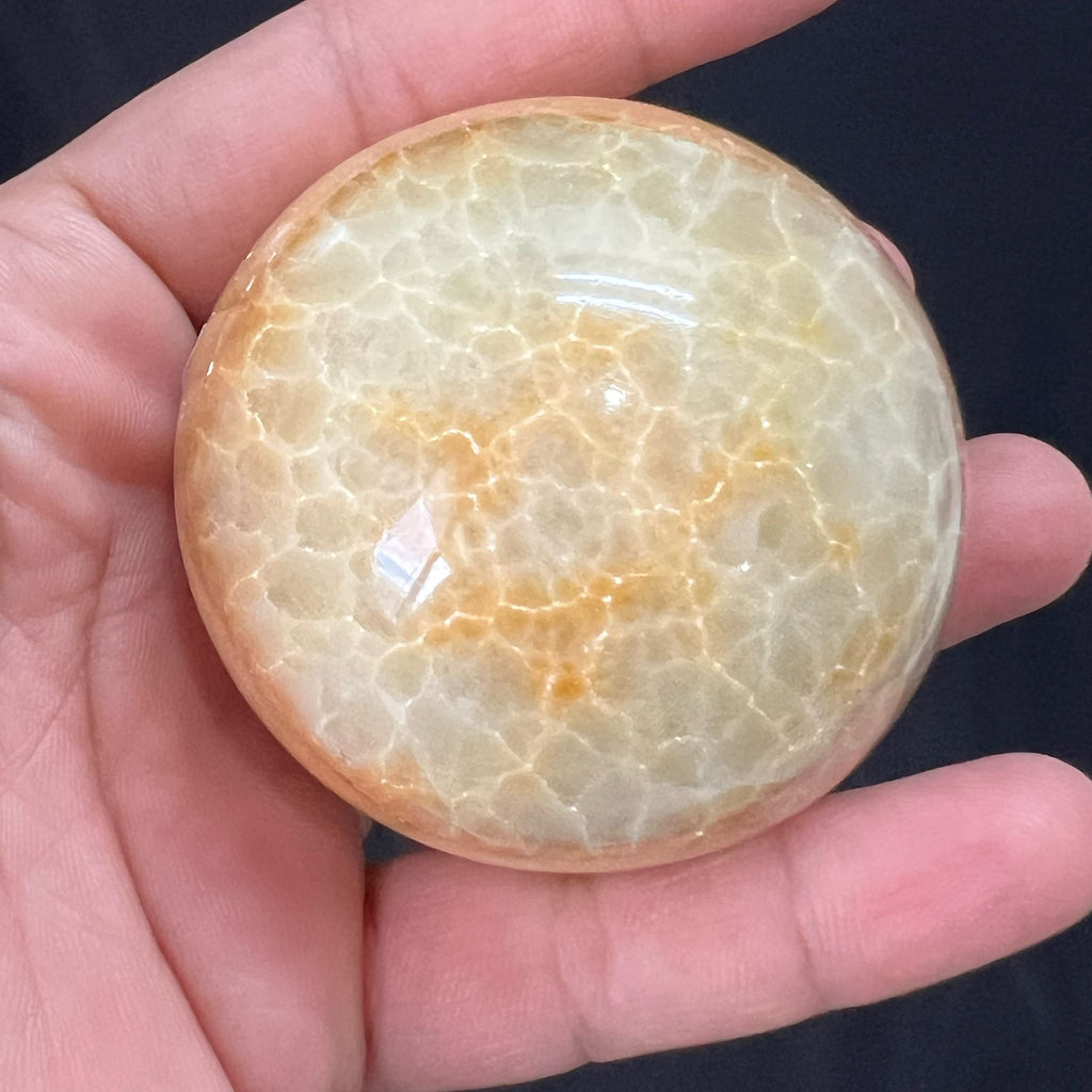 Banded Green Calcite Sphere image 0