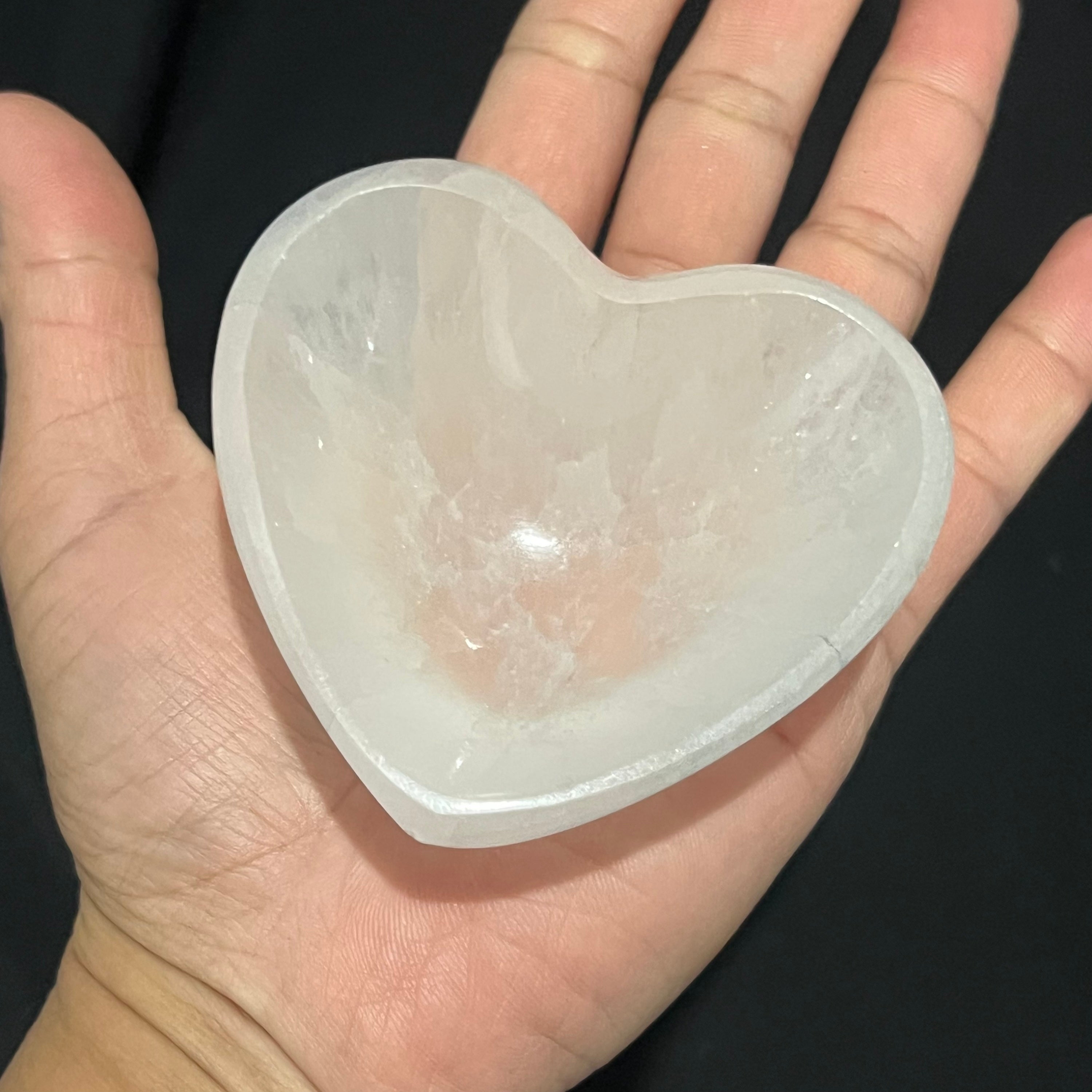 Selenite Heart bowl image 2