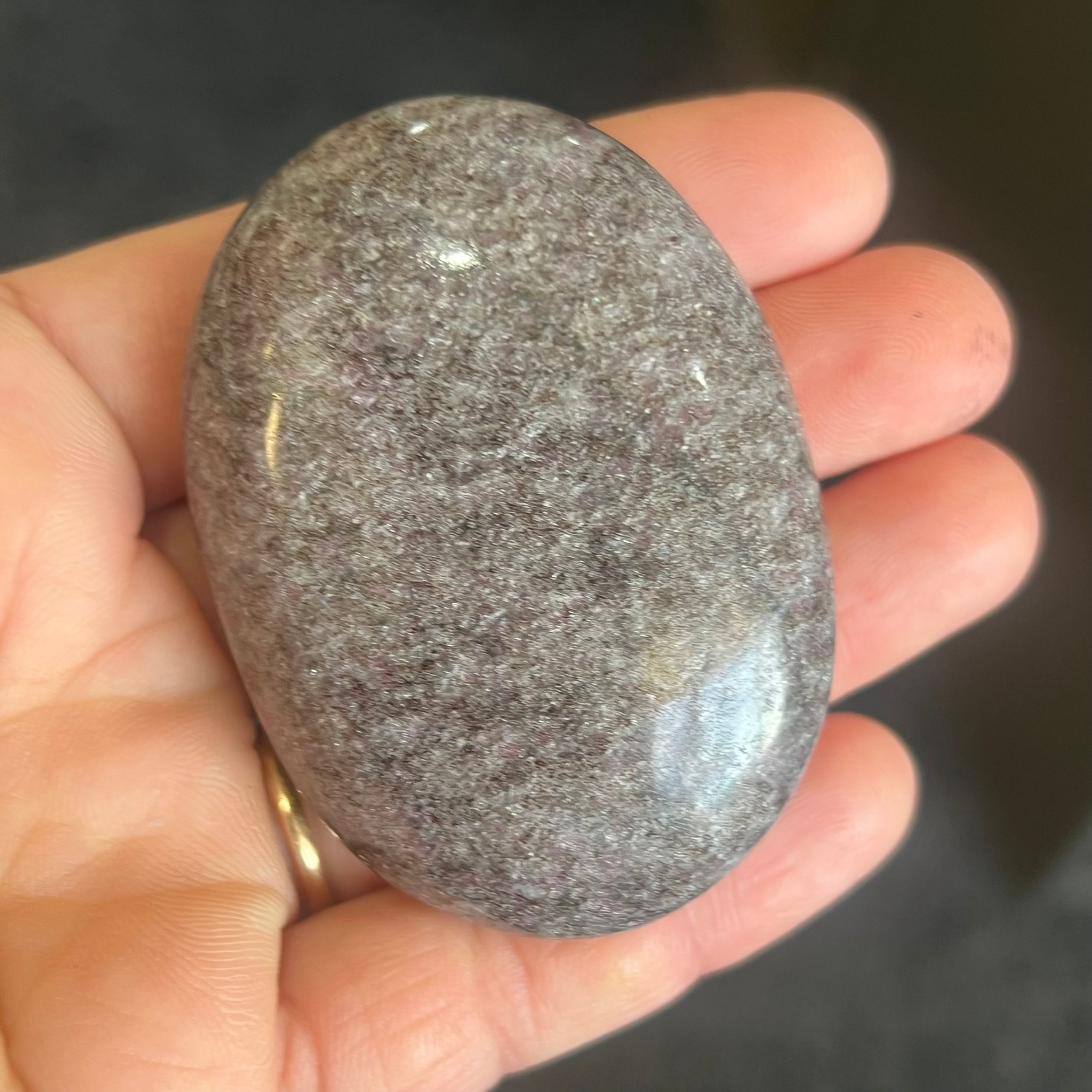 Garnet Matrix Palmstone image 0