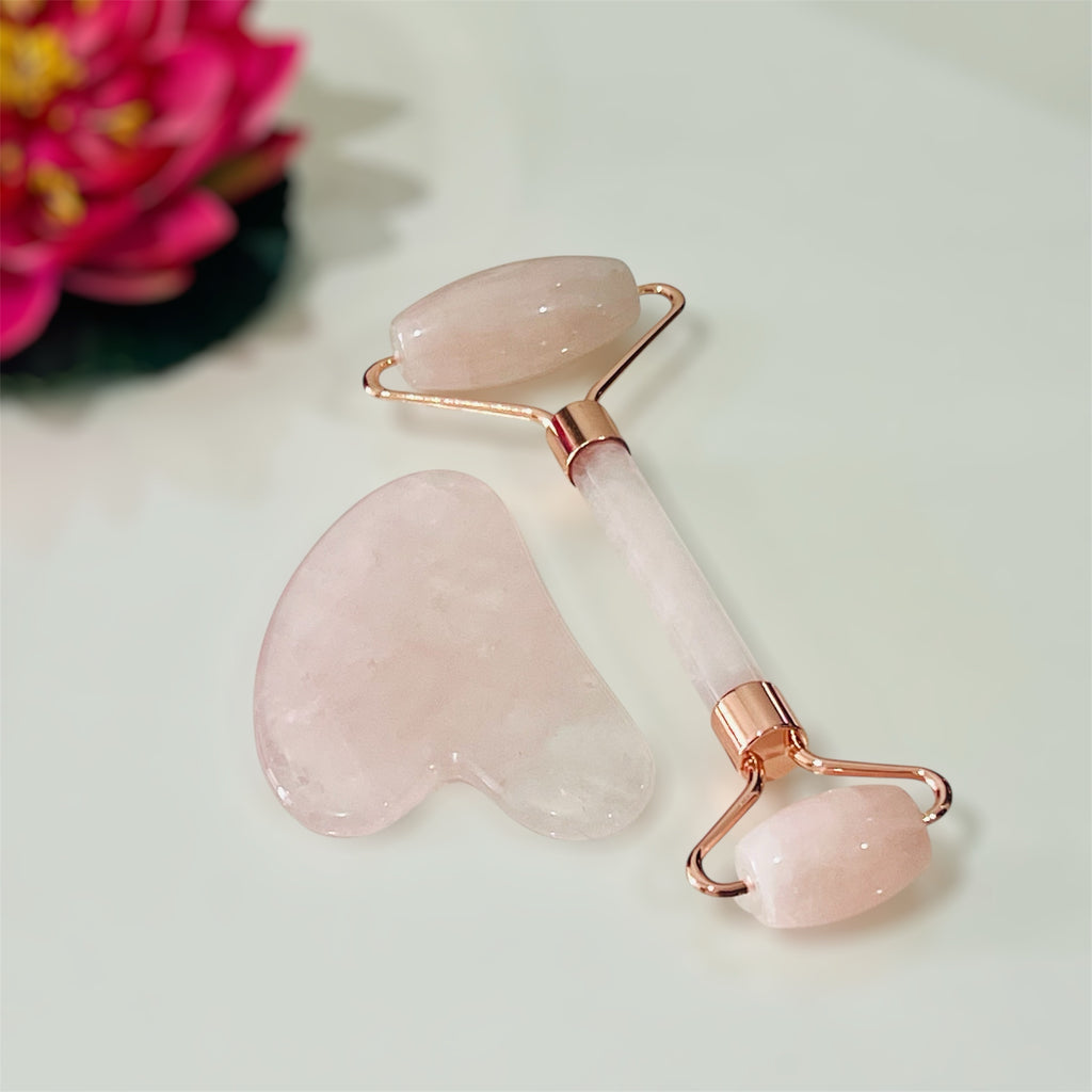Rose Quartz Massager Gua Sha Tool image 0