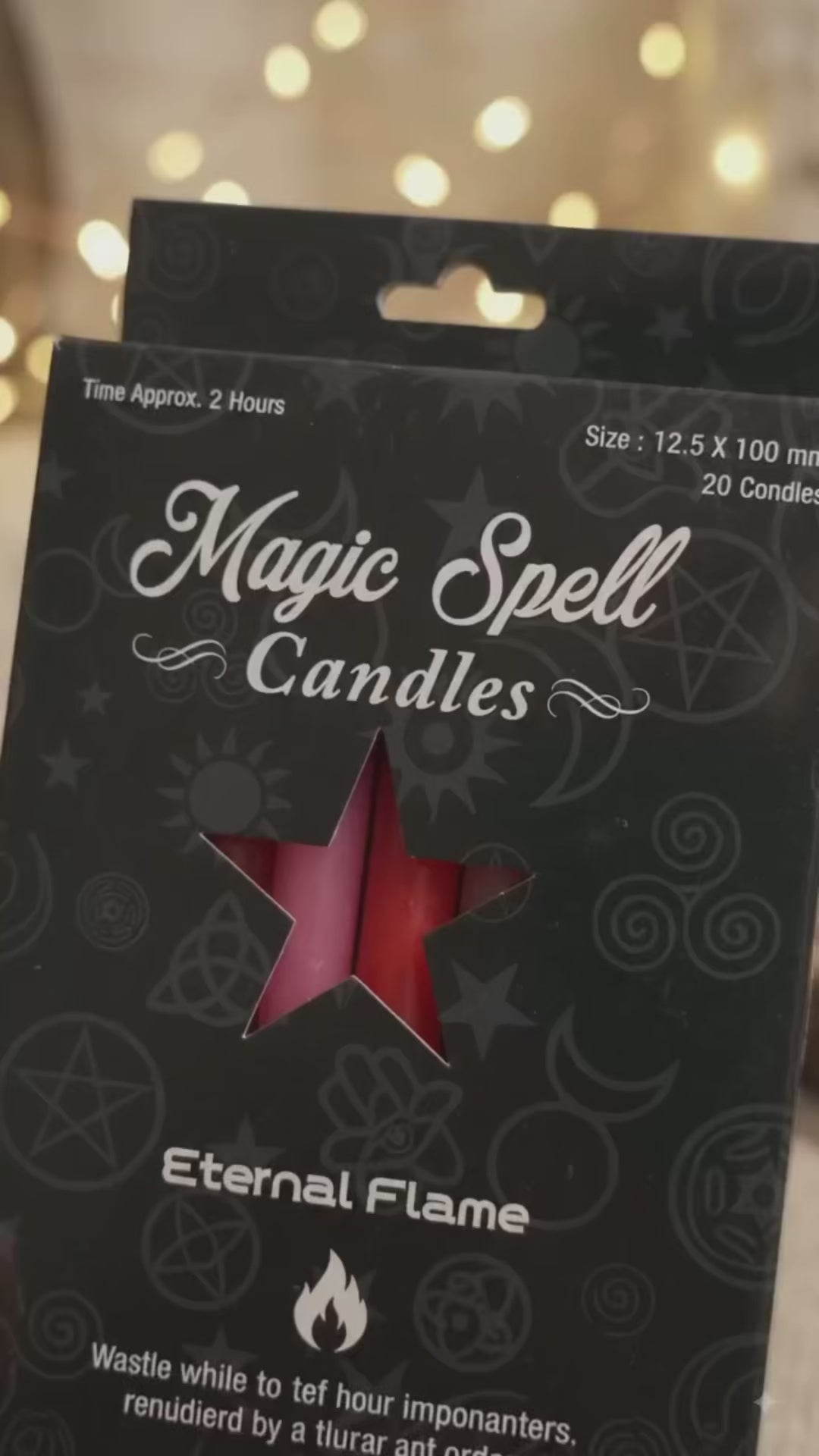 Magic spell candles