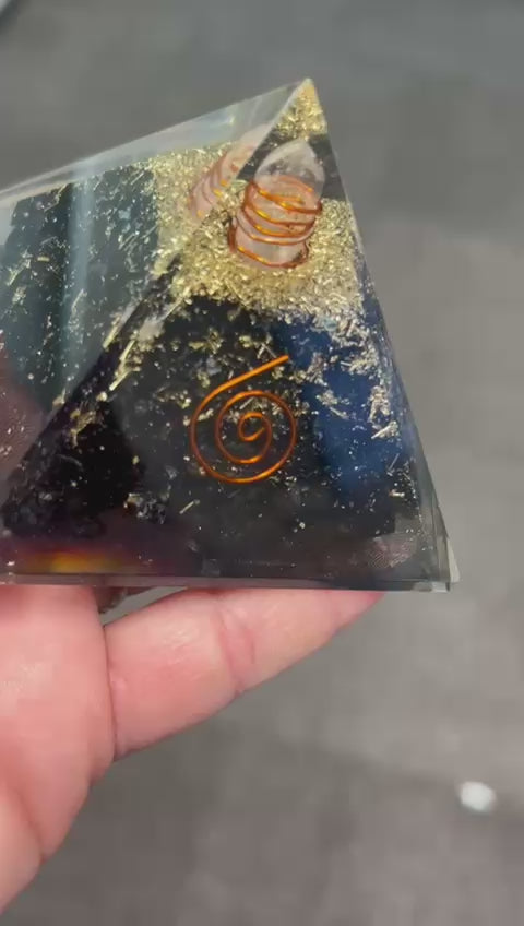 Tourmaline Orgonite Pyramid