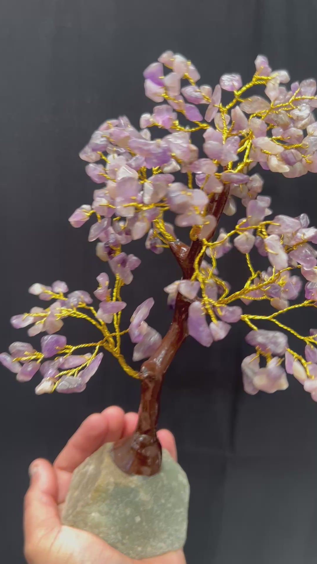 Amethyst Tree with Crystal Base 1