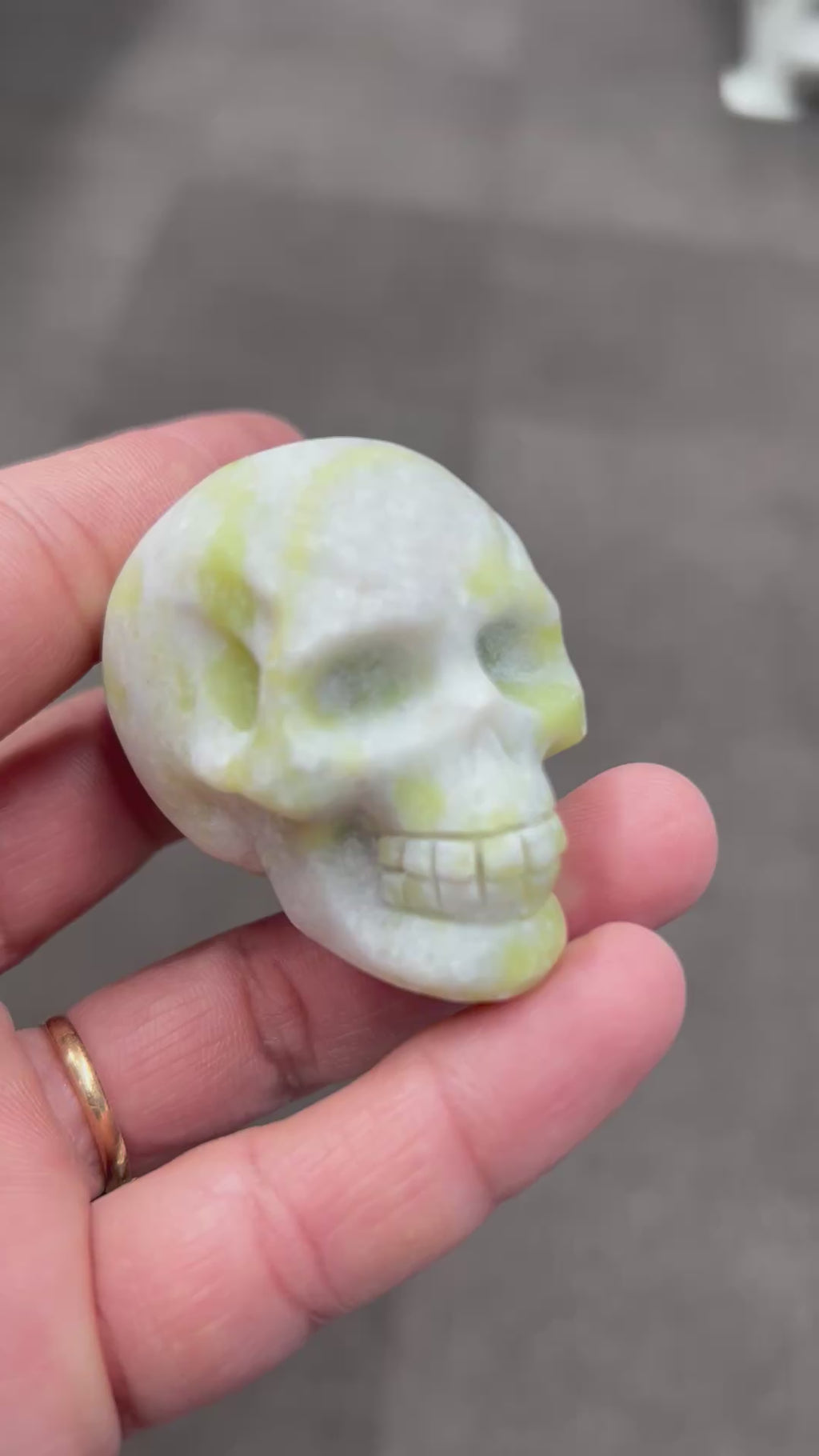 Skull - Serpentine (5cm)