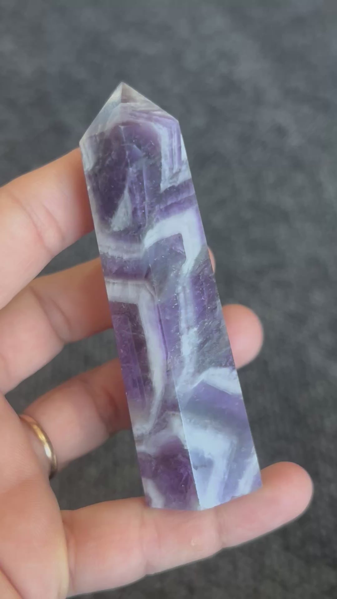 Chevron Amethyst Tower