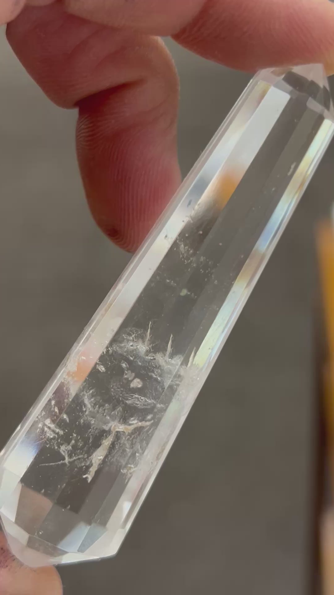 Clear Quartz Vogel 12 sided