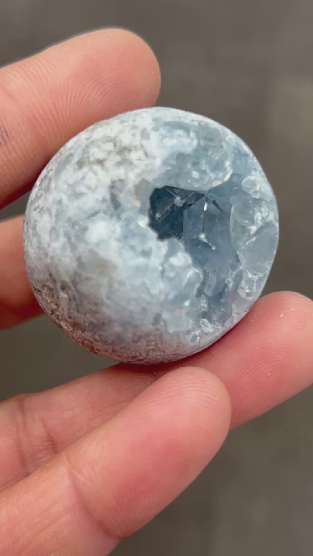 Celestite cluster sphere