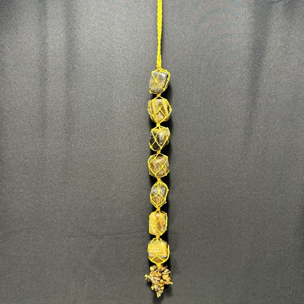 Tiger Eye Macrame Decor Hanging