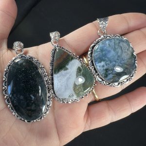 Moss Agate Pendant