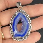 Dyed Agate Pendant