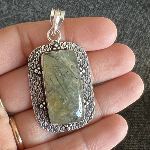 Prehnite Pendant